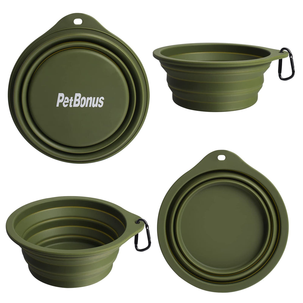PetBonus tazón colapsable para viaje, ligero y portátil