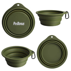 PetBonus tazón colapsable para viaje, ligero y portátil