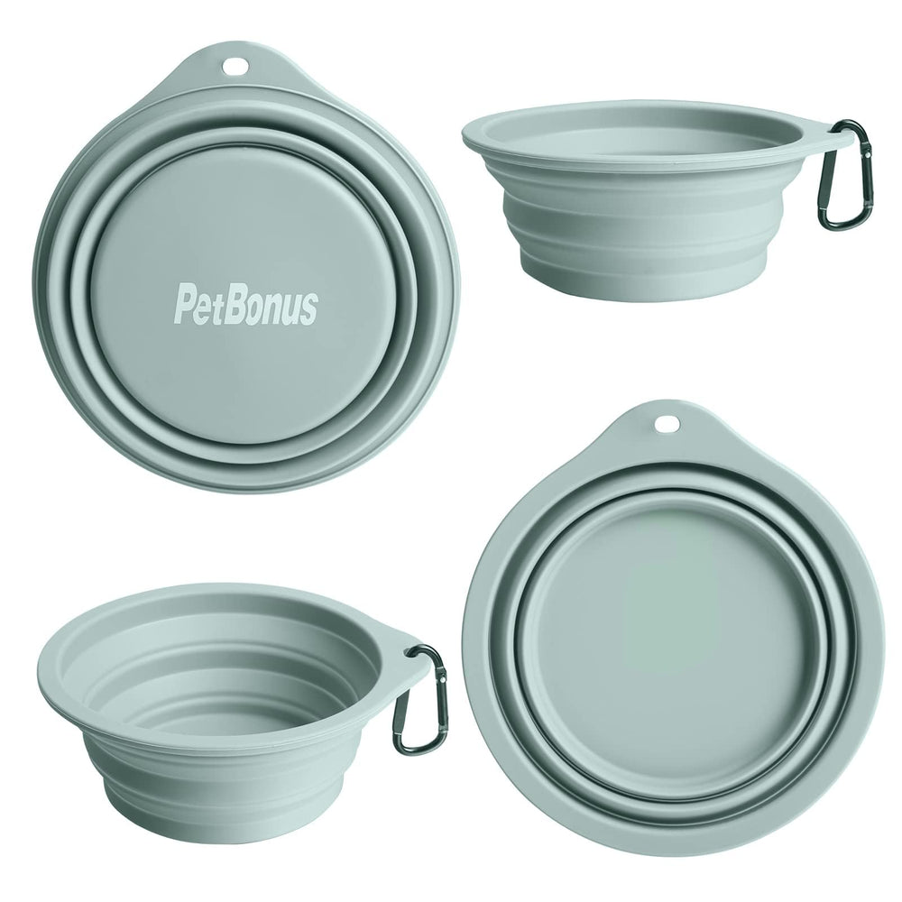 PetBonus tazon colapsable portable para coche mantiene agua a mano durante el viaje