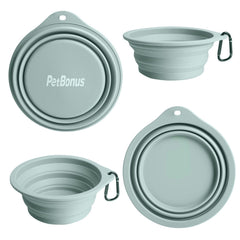 PetBonus tazones de silicona aptos para lavavajillas, limpieza rápida