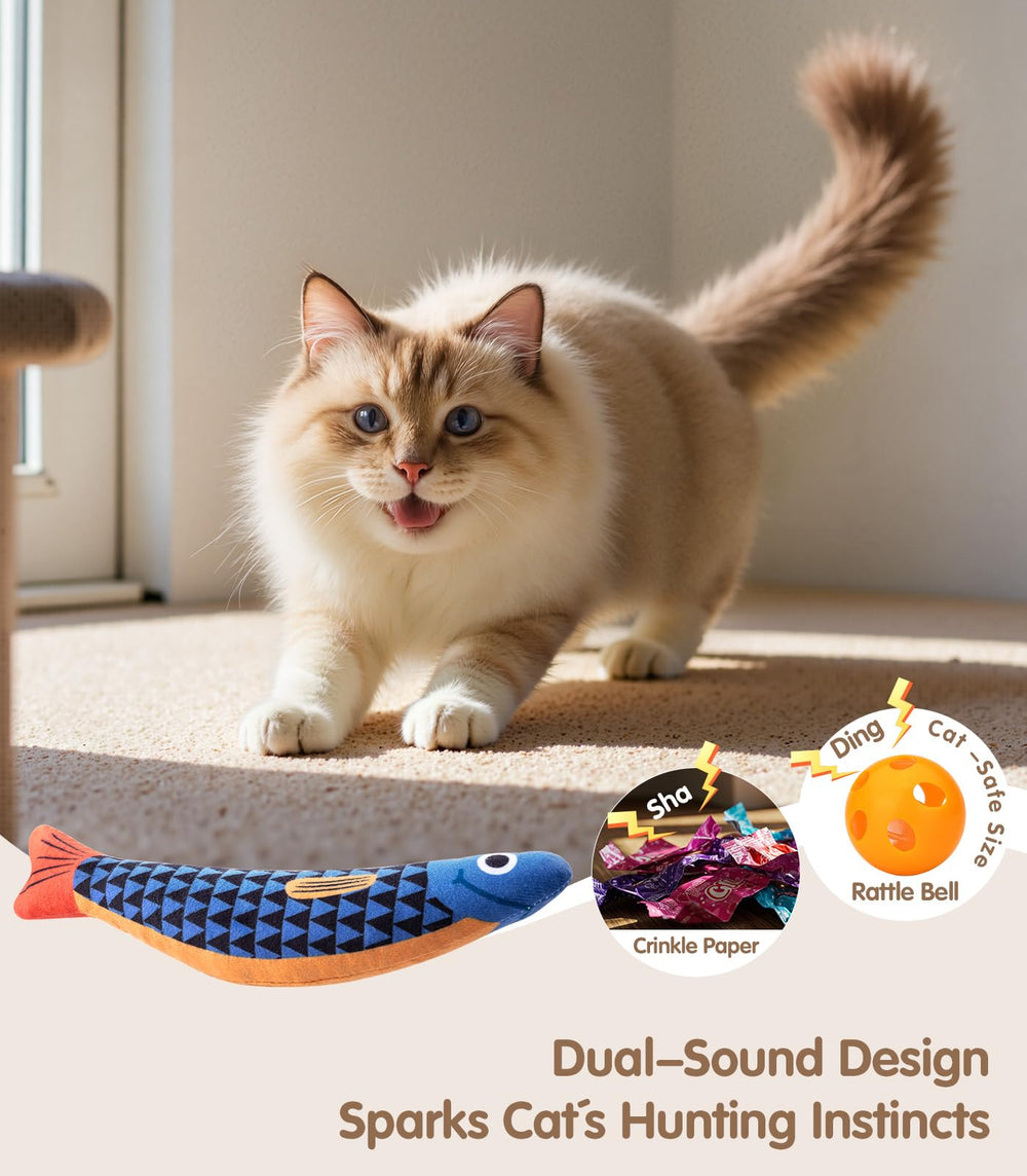 PetBusy Juguete gato materiales grado bebé suave, seguridad y confort para gatitos.