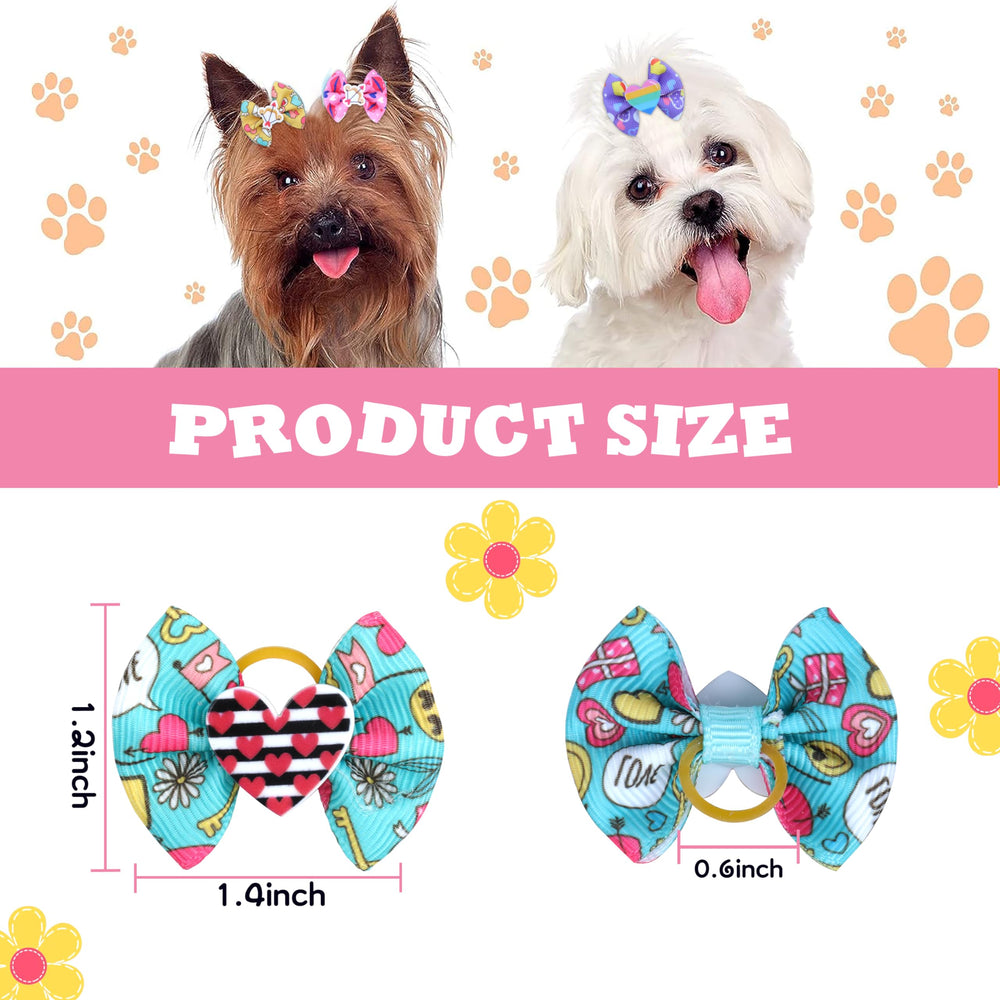 Petbuy lazo diminuto para peluqueria canina, nudo brillante para detalles adorables.
