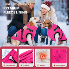 PETCARE capa invierno para perro con cremallera trasera para vestir fácilmente