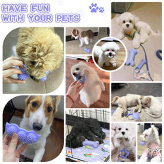 Petcare mordedor suave para cachorro, rueda multicolor para dientes