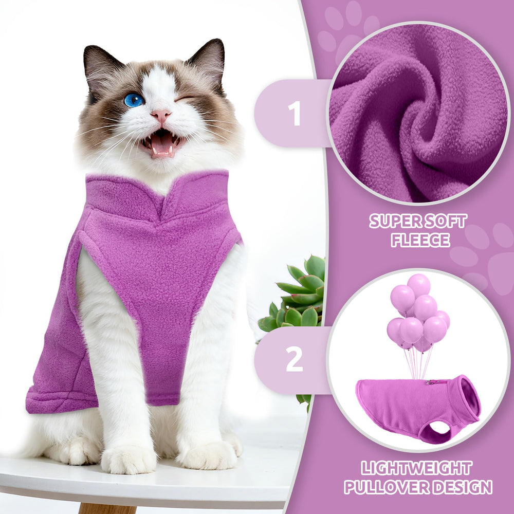 PETCARE sudadera para perro pequeño color morado, diseño moderno.
