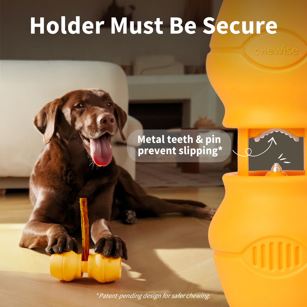 PetClan Chewise, nylon durable y seguro para juegos de masticación prolongados.