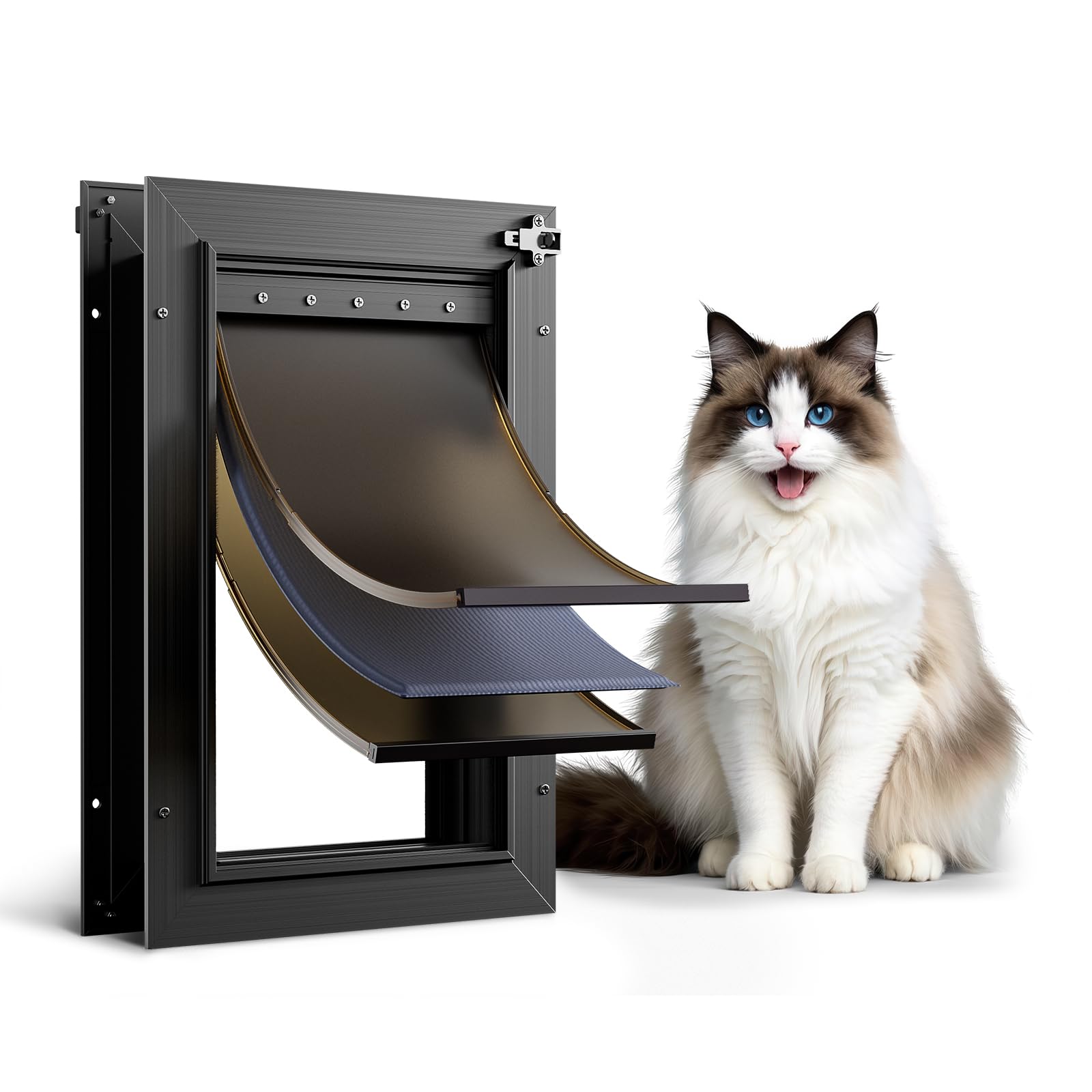 PETCOMING puerta de mascotas, apertura 10.5x6.5 pulgadas, ideal para gatos y perros pequeños.