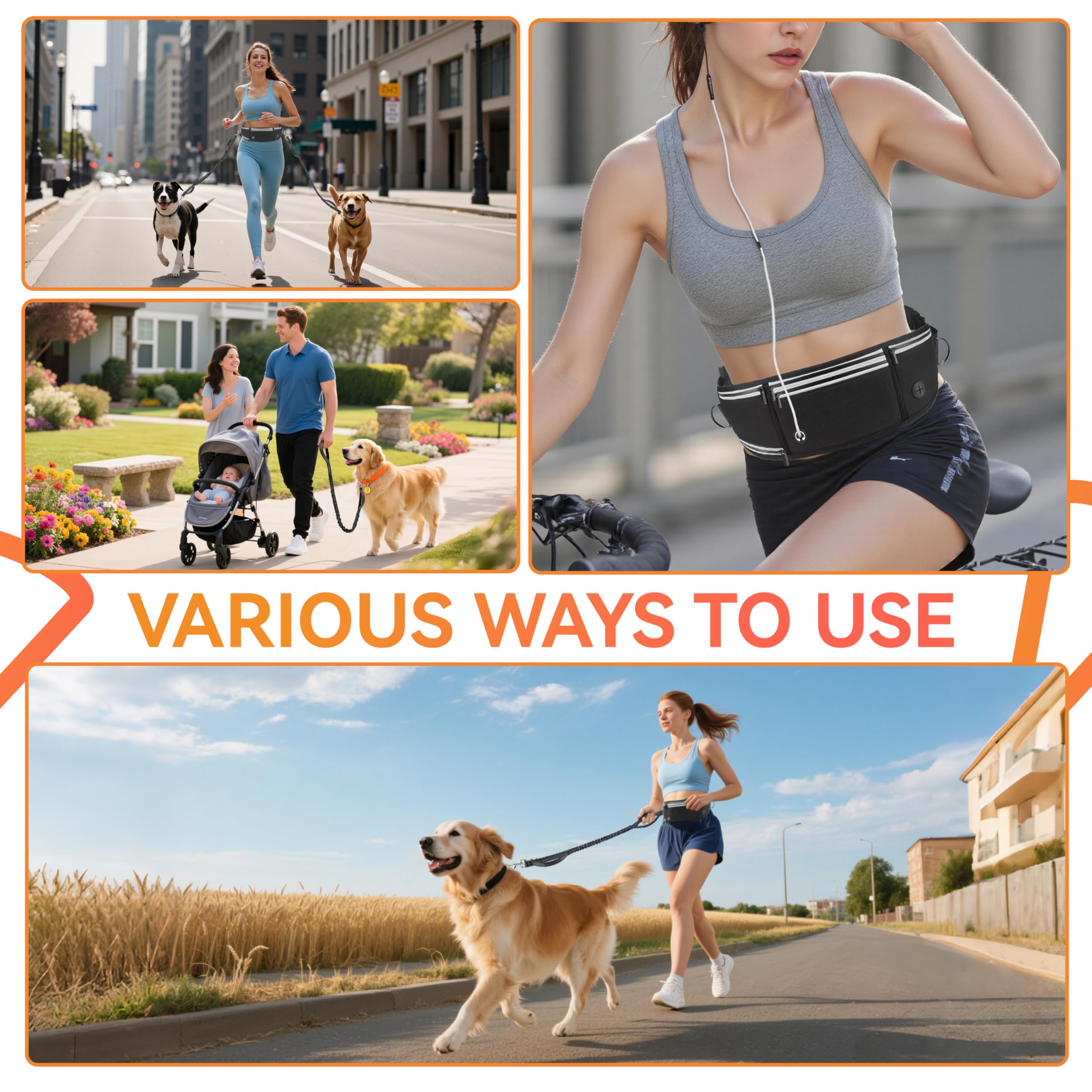 PETCOOZ: uso ideal para correr, pasear y senderismo con perro