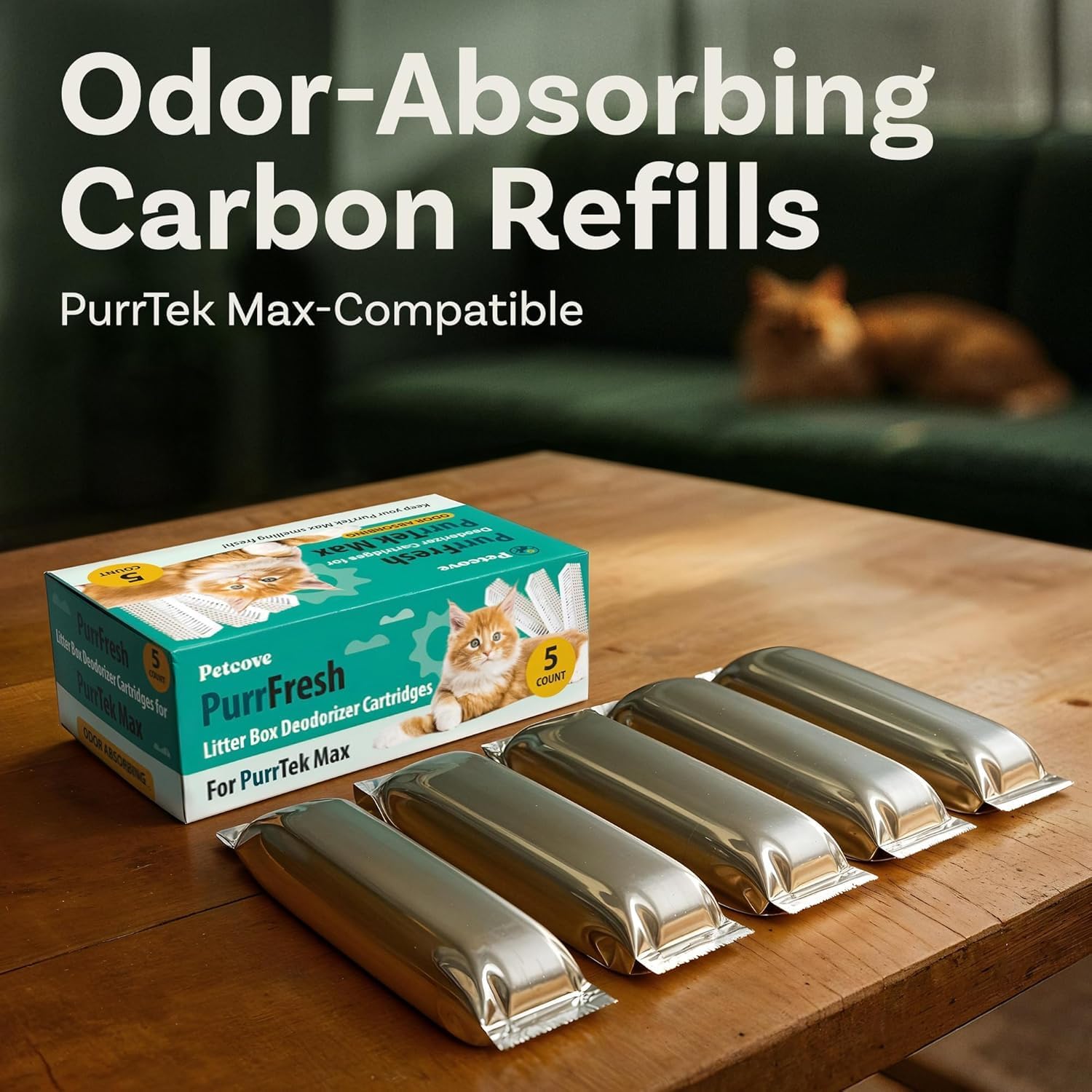 Petcove diseño de ajuste exacto para caja de arena, minimiza derrames