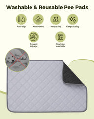 Petcozife tapete absorbente y lavable para limpieza rápida.