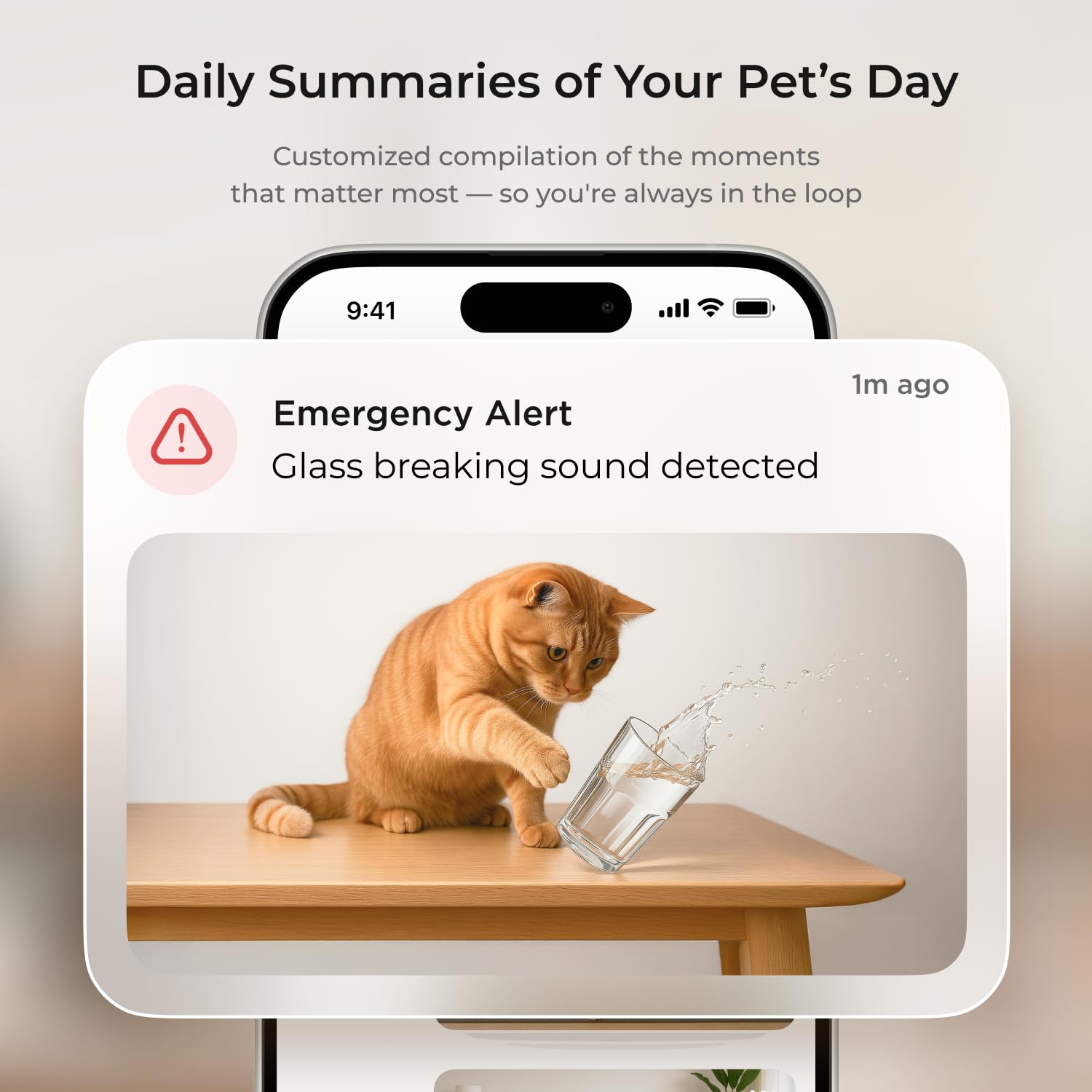 Petcube Cam360: modo privacidad para proteger tu hogar cuando no estás.