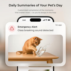 Petcube Cam360: modo privacidad para proteger tu hogar cuando no estás.
