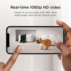 Petcube Play 2: láser integrado seguro para mascotas, controlado desde la aplicación.