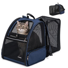 Petdiwoo gato-mochila-expansible para viaje, comodidad adicional para tu gato