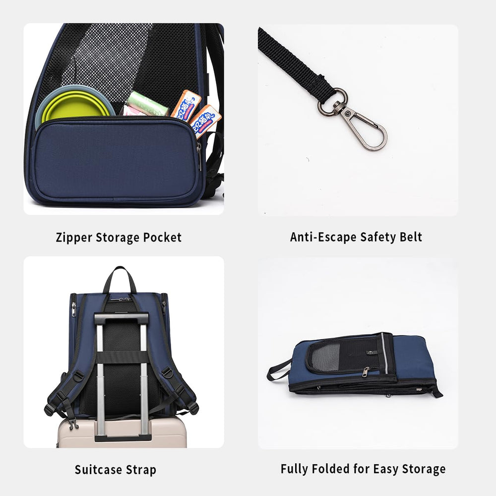 Petdiwoo mochila-correa-pecho, soporte adicional que reduce la carga para la mascota
