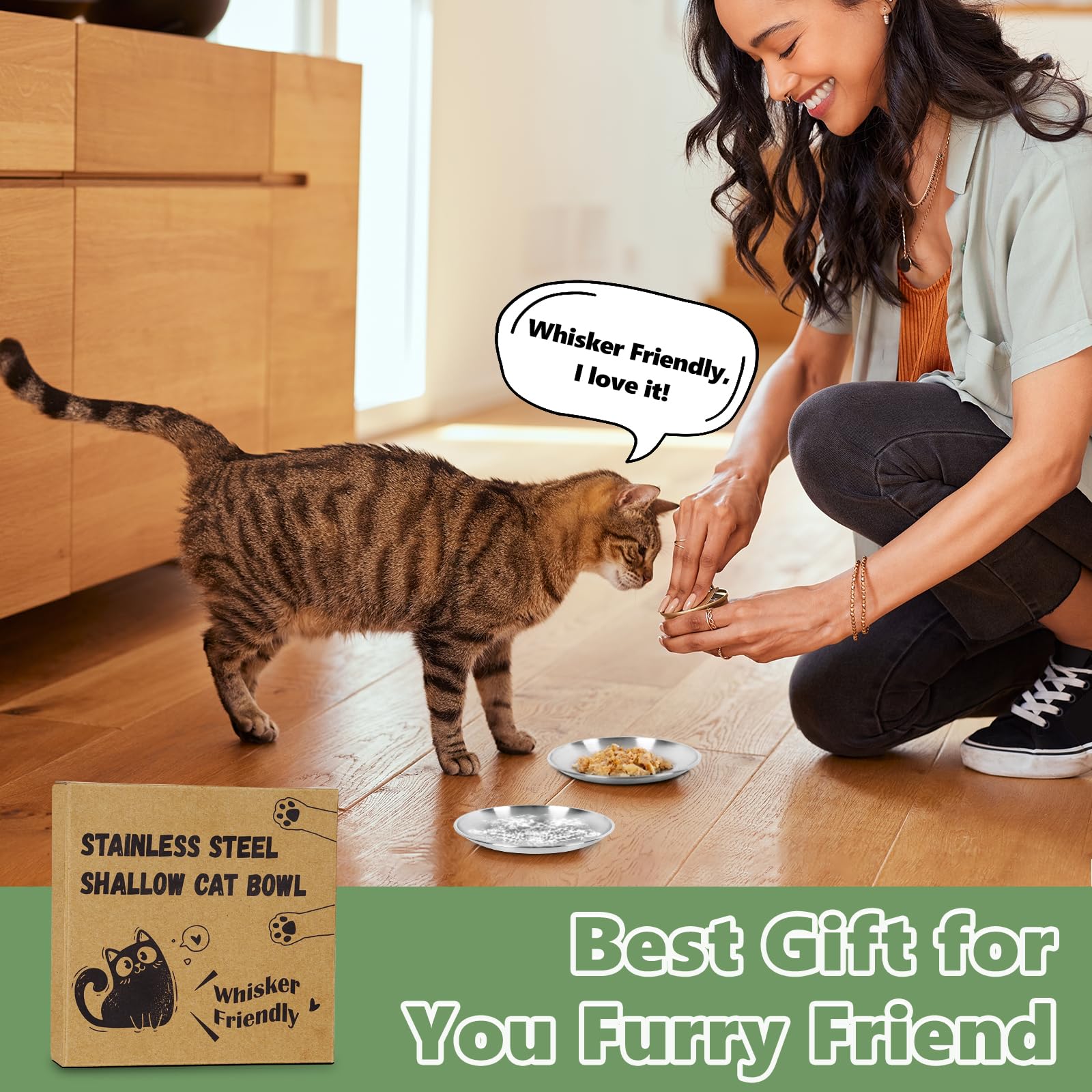 Petdream: empaque regalo kraft, regalo ideal para dueños de gatos.