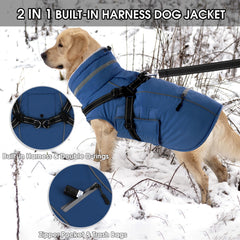 Capa PETDSH impermeable con forro cálido para días fríos.