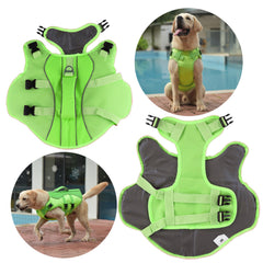 PETDSH chaqueta salvavidas para perro pequeño, asa de rescate para facilitar la salida del agua
