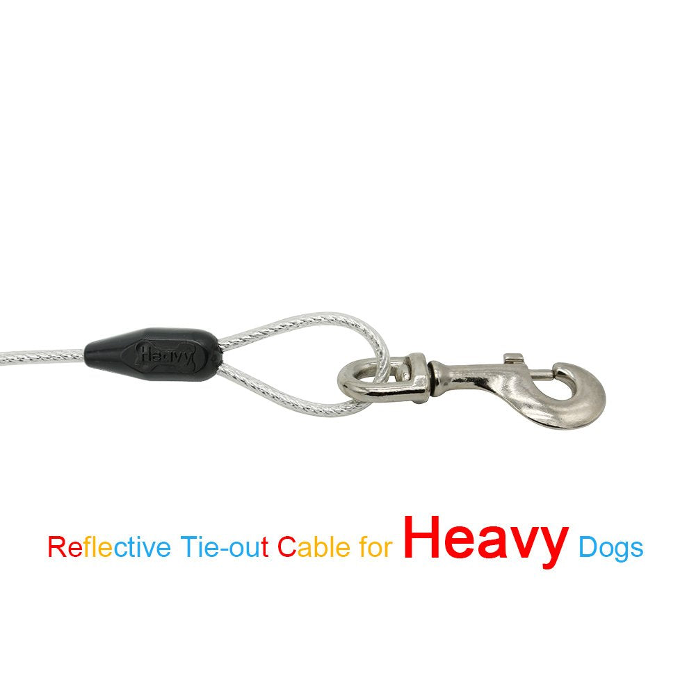 Petest cable de acero ultra fuerte para perros grandes y activos.
