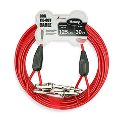 Petest cable de atadura 30 pies para perros grandes, ideal para patios.
