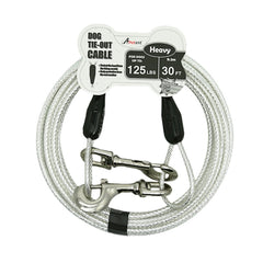 Petest cable de sujeción reflectante 30 pies para perro grande, ideal para paseos nocturnos más seguros.