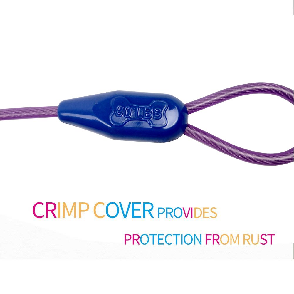 Petest conjunto de crimp para proteger extremos de cable.