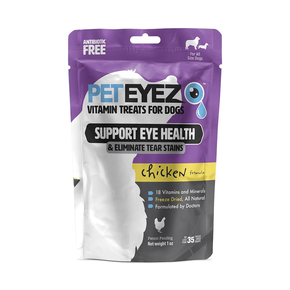 PetEyez tratamiento lagrimeo para perros, reduce manchas faciales.