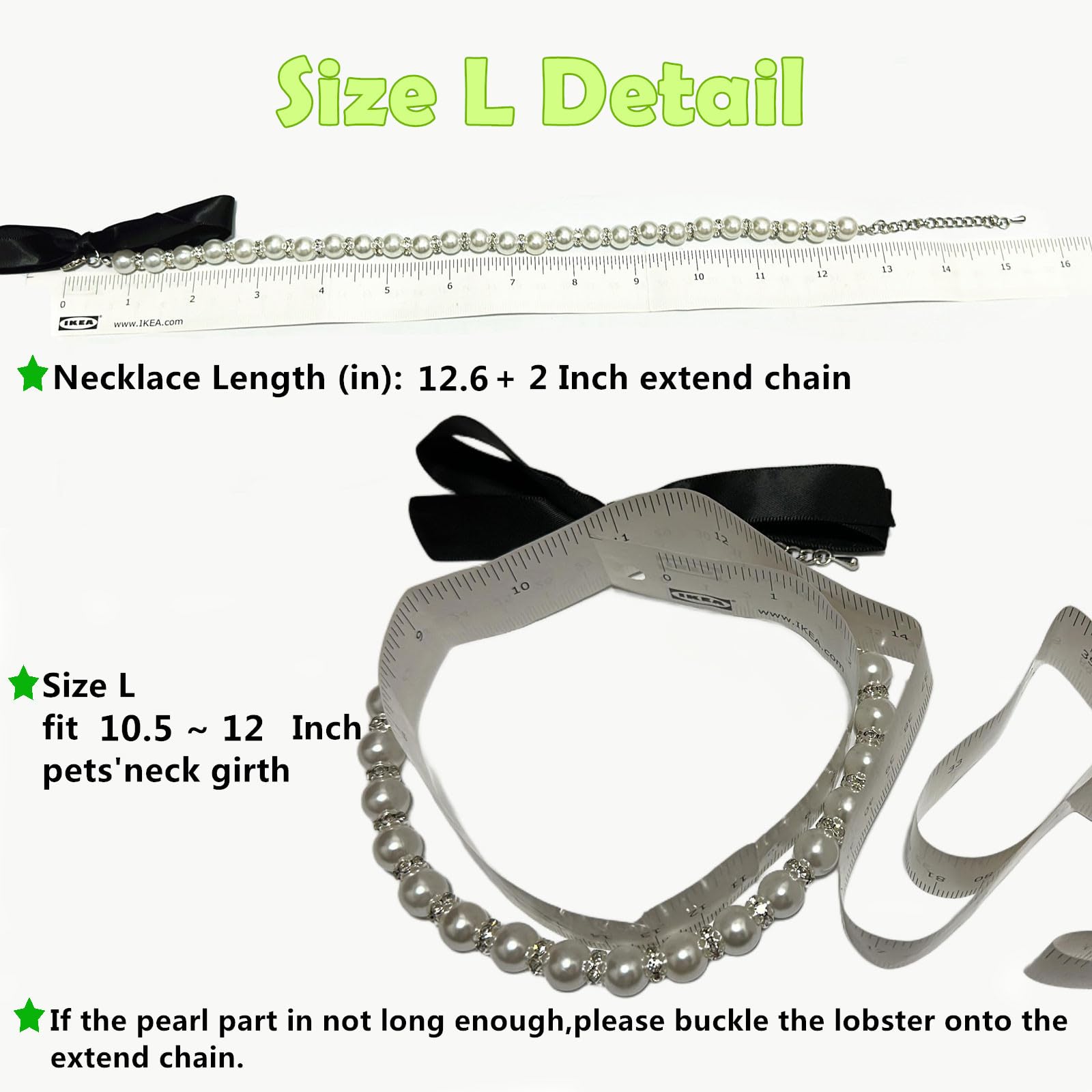 PETFAVORITES collar con cristales brillantes, ideal para fiestas y eventos