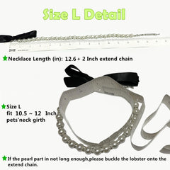 PETFAVORITES collar con cristales brillantes, ideal para fiestas y eventos