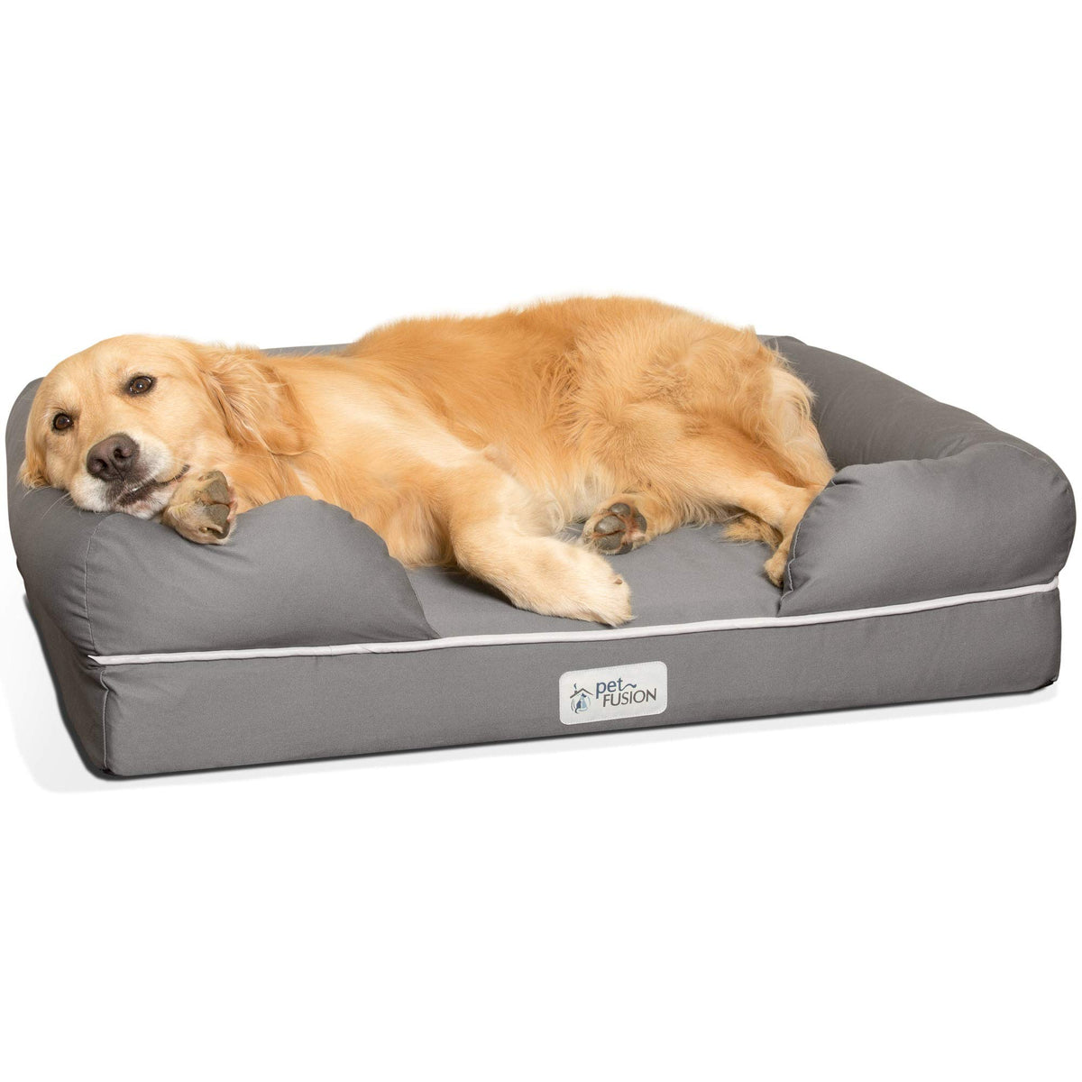 PetFusion cama para perro con espuma ortopédica para mayor soporte.