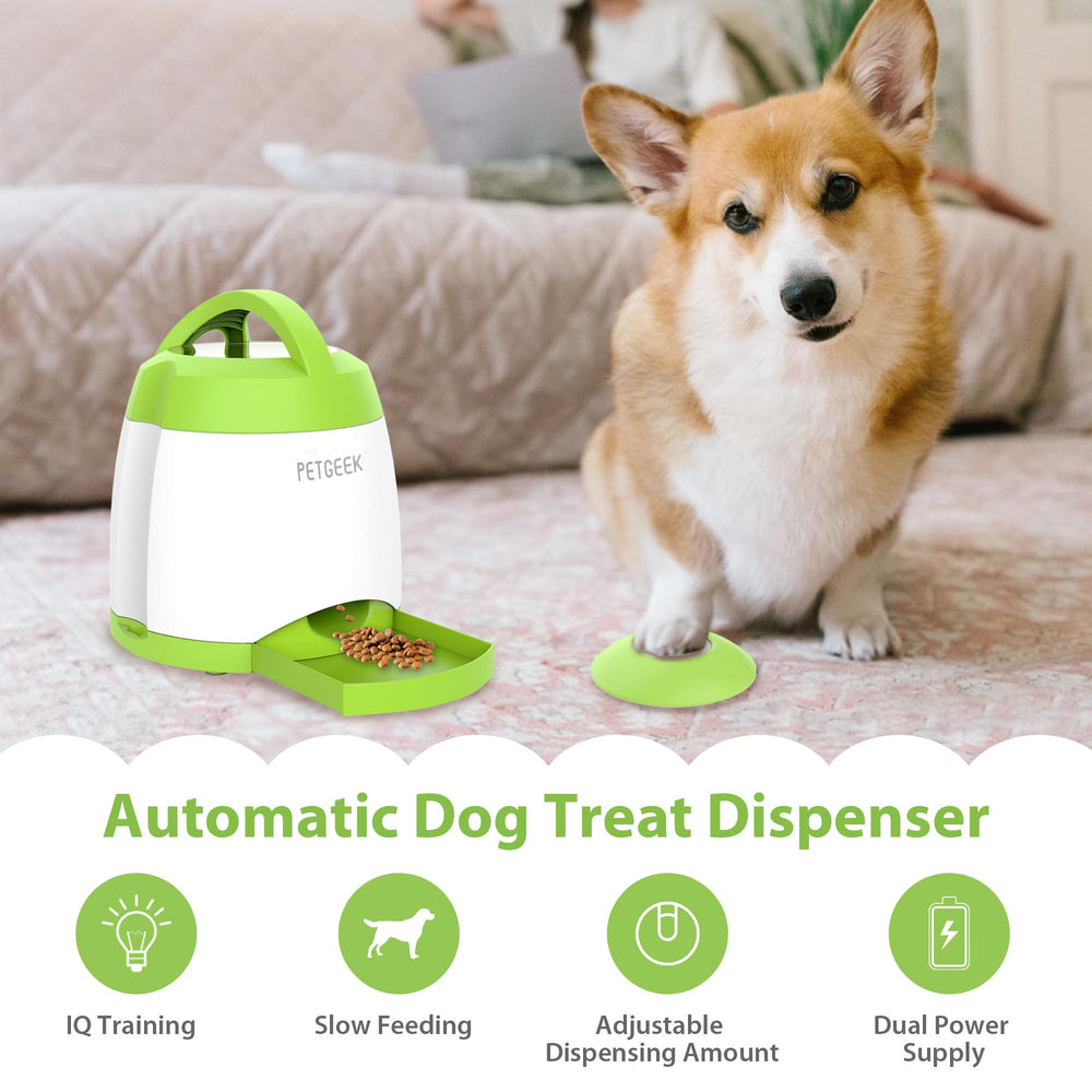 PETGEEK control remoto para dispensador, facilita el juego y entrenamiento
