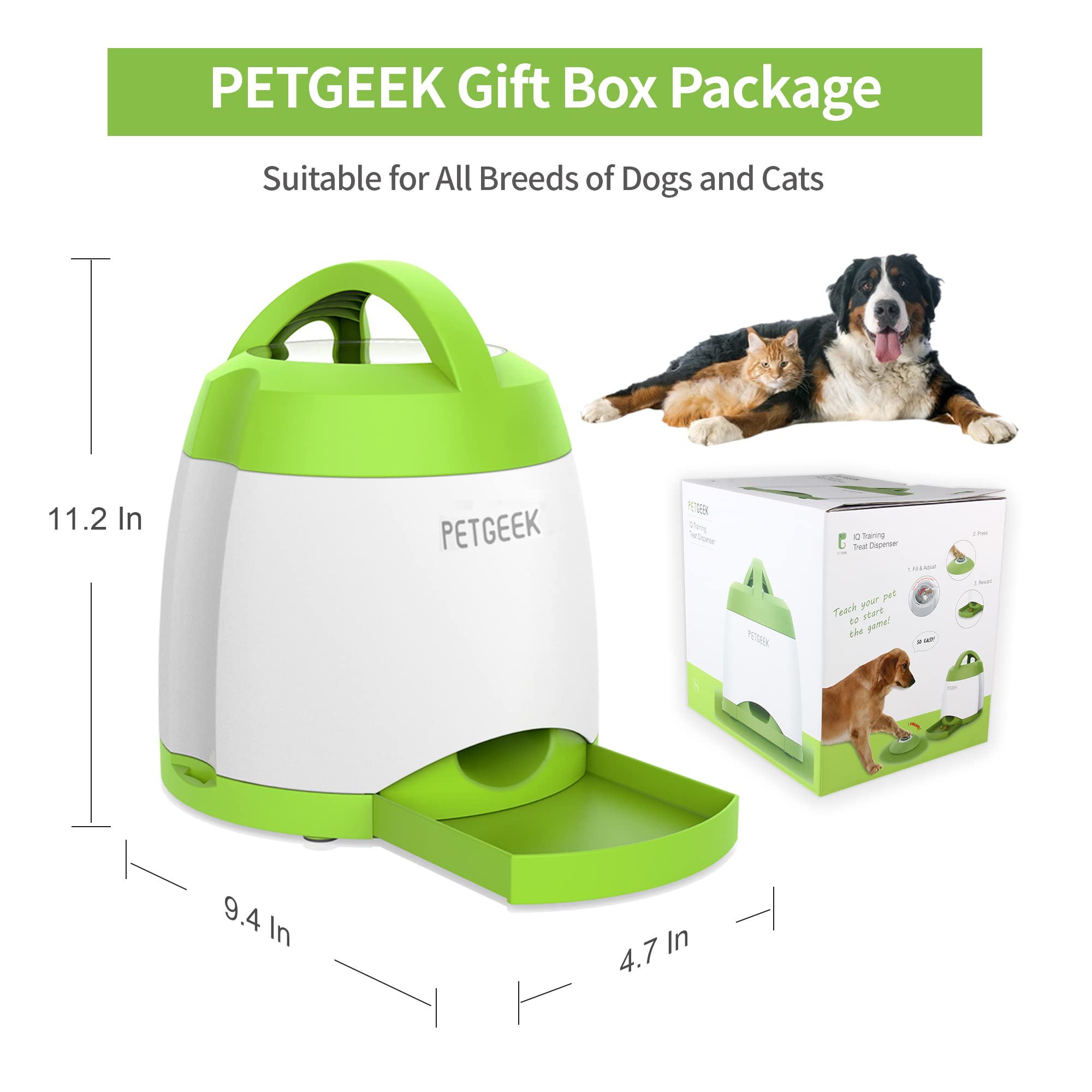 PETGEEK dispensador para exteriores, resistente para patio y jardín.