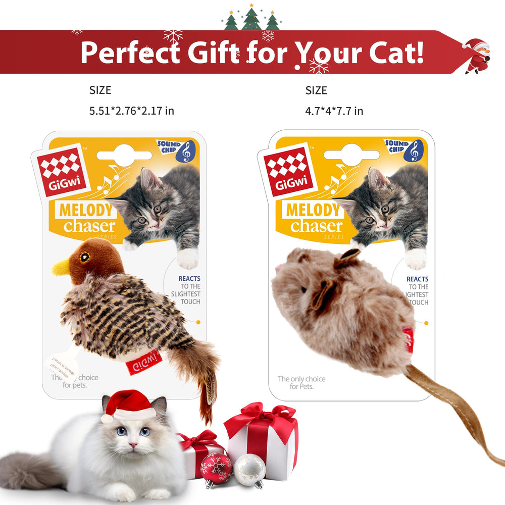 PETGEEK Gigwi juego-interactivo-gatos, regalo ideal para gatos adultos y gatitos.