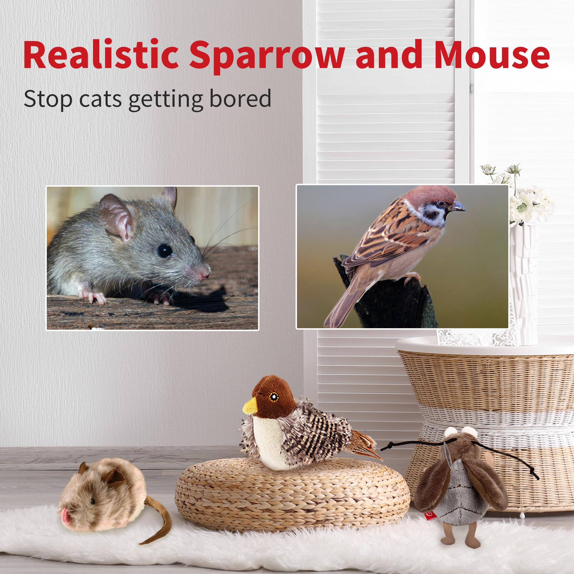 PETGEEK GiGwi juguete interactivo para gatos, perfecto como regalo
