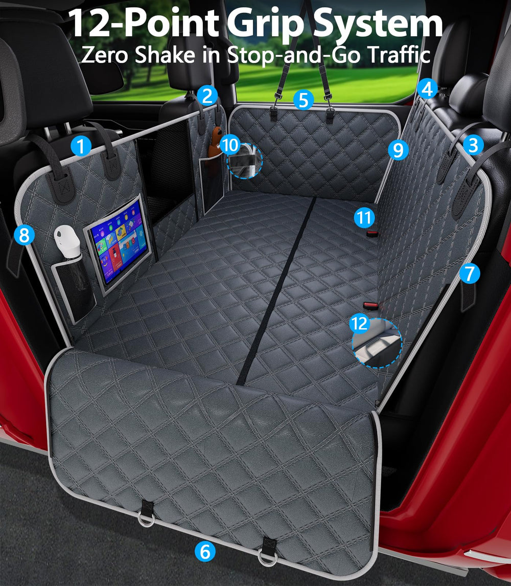 PetGenie talla universal para SUV mediano, se adapta a varios vehículos.