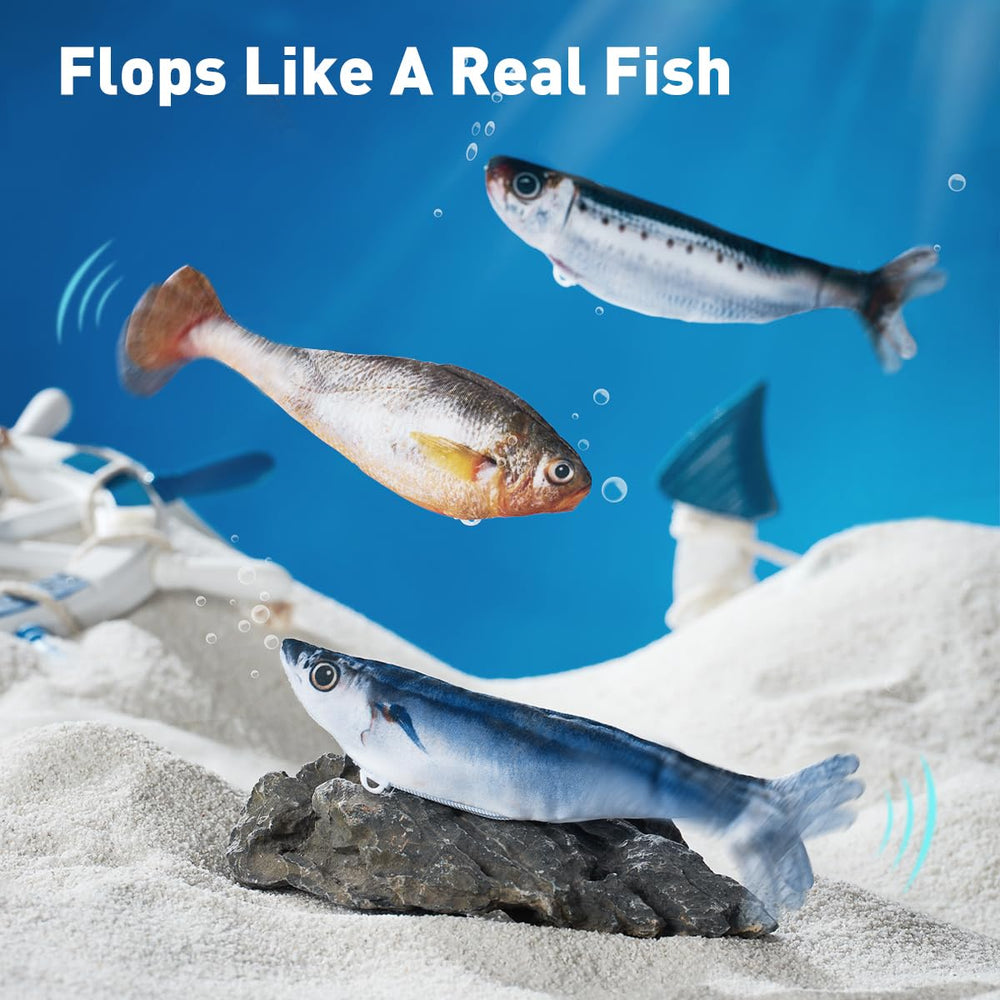 Petgravity pez flotante realista conjunto para regalo de dueños