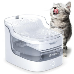 Fuente PETGUGU de 8 capas para gatos, agua más pura.