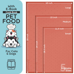 PETHAPPILY tapete impermeable para comida de perro antideslizante protege el suelo.