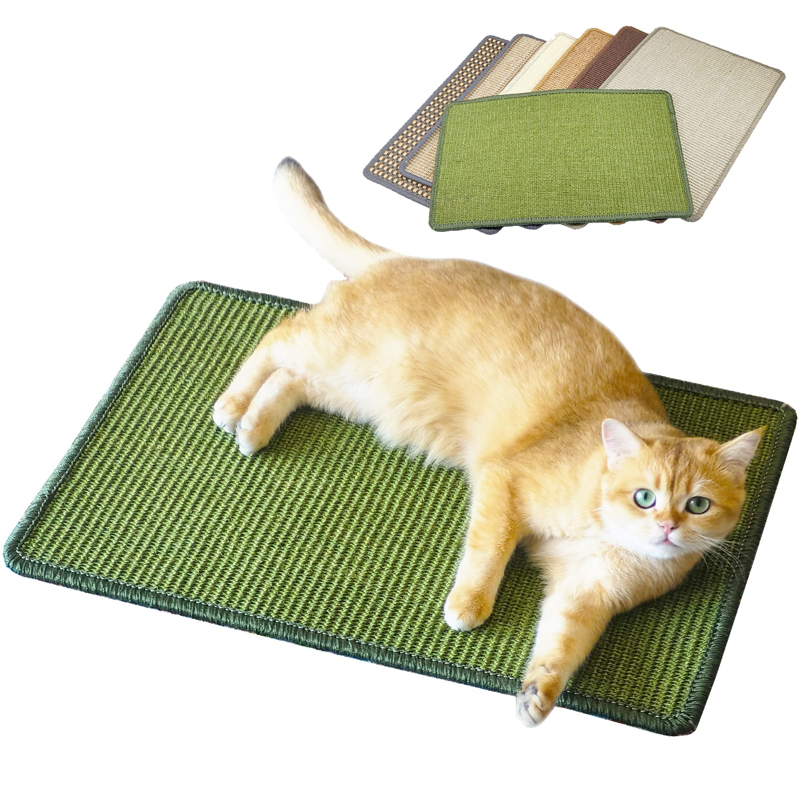 Pethave almohadilla rascado sisal natural, protege muebles y se limpia fácilmente.
