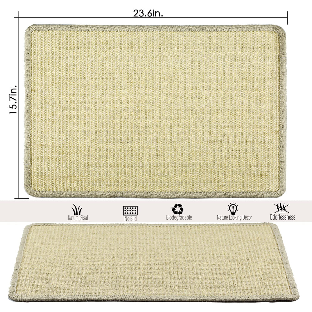 Pethave rascador gatos sisal natural con diseño anti deslizante para mayor estabilidad