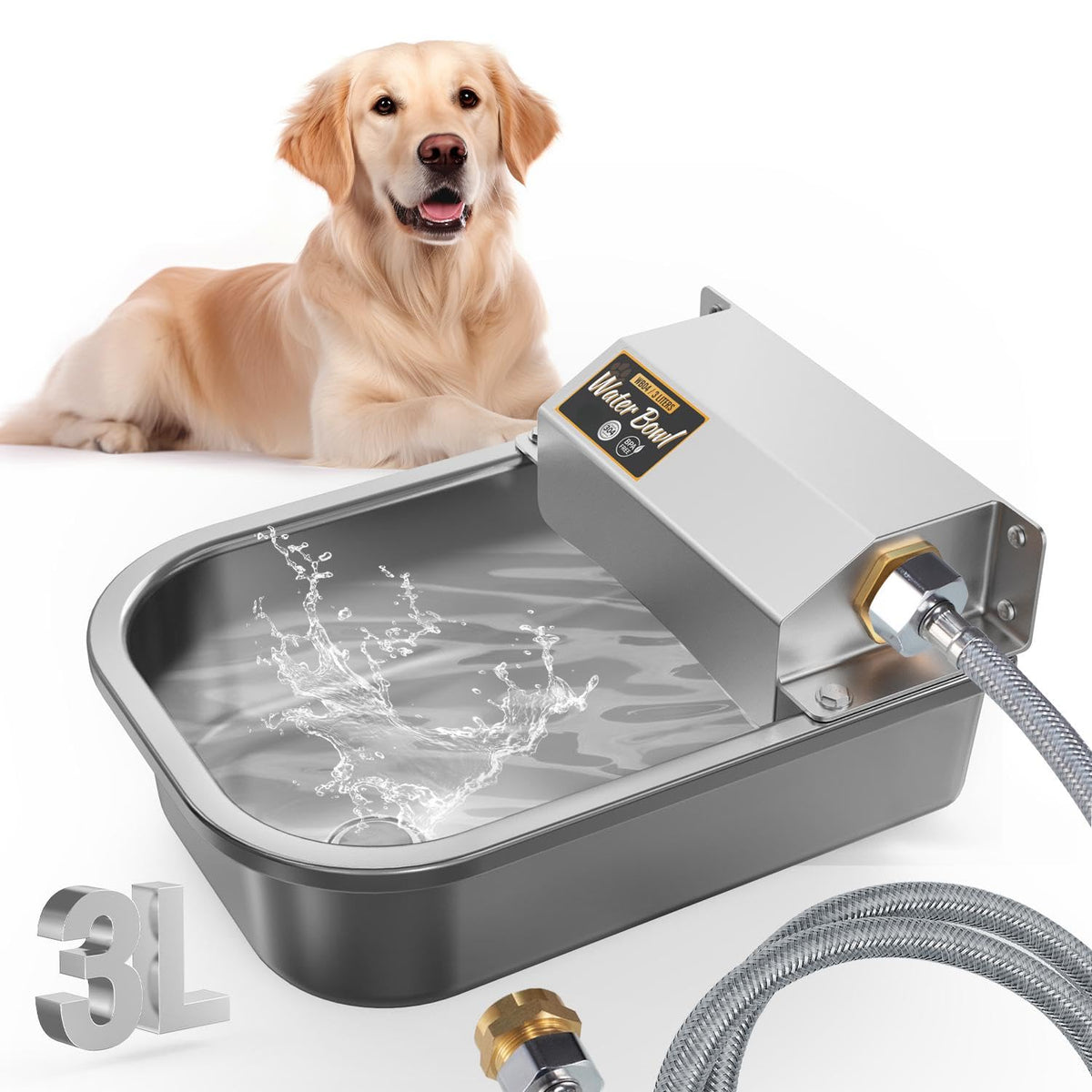 PETHIND bebedero automático para perros en exterior, agua fresca y lista para usar