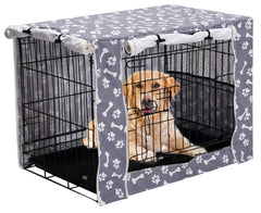 Pethiy cubre-jaula para perro 24 pulgadas protege y embellece la jaula.