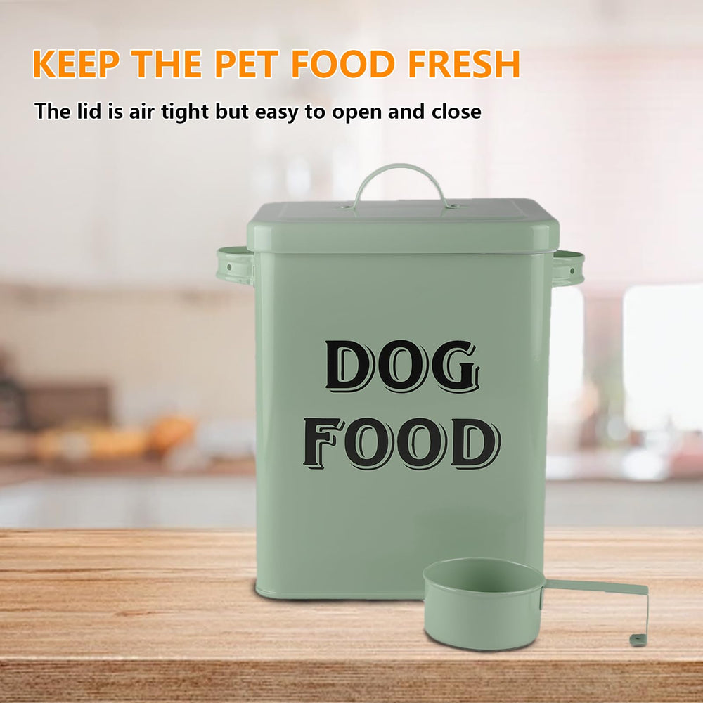Uso diario sencillo para mantener a mano el alimento de la mascota.
