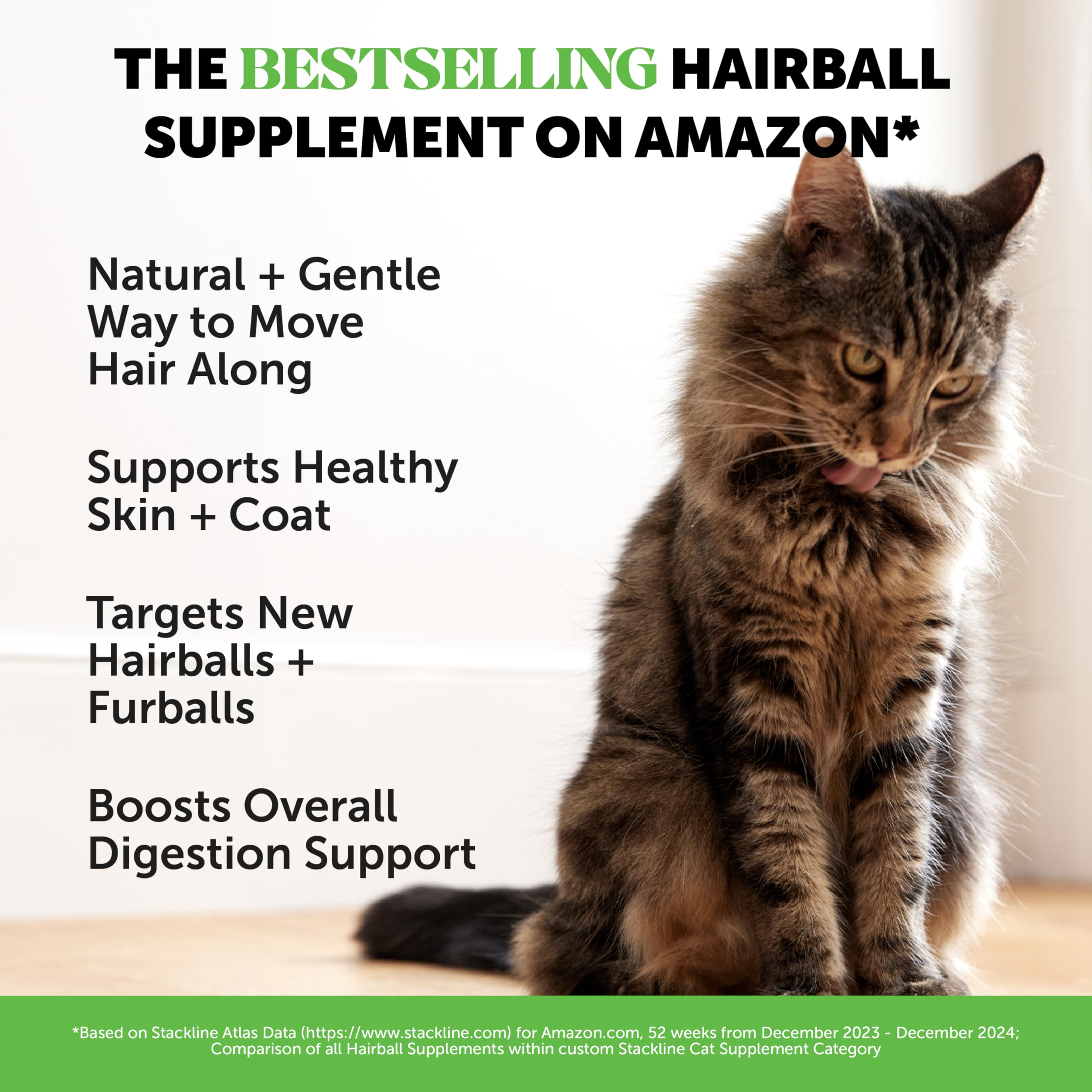 Pet Honesty cobertura crujiente para bolas de pelo, sabor atractivo