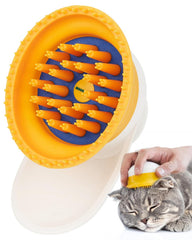Cepillo PETHROOM para gatos con deslanado suave y masaje suave para piel sensible.