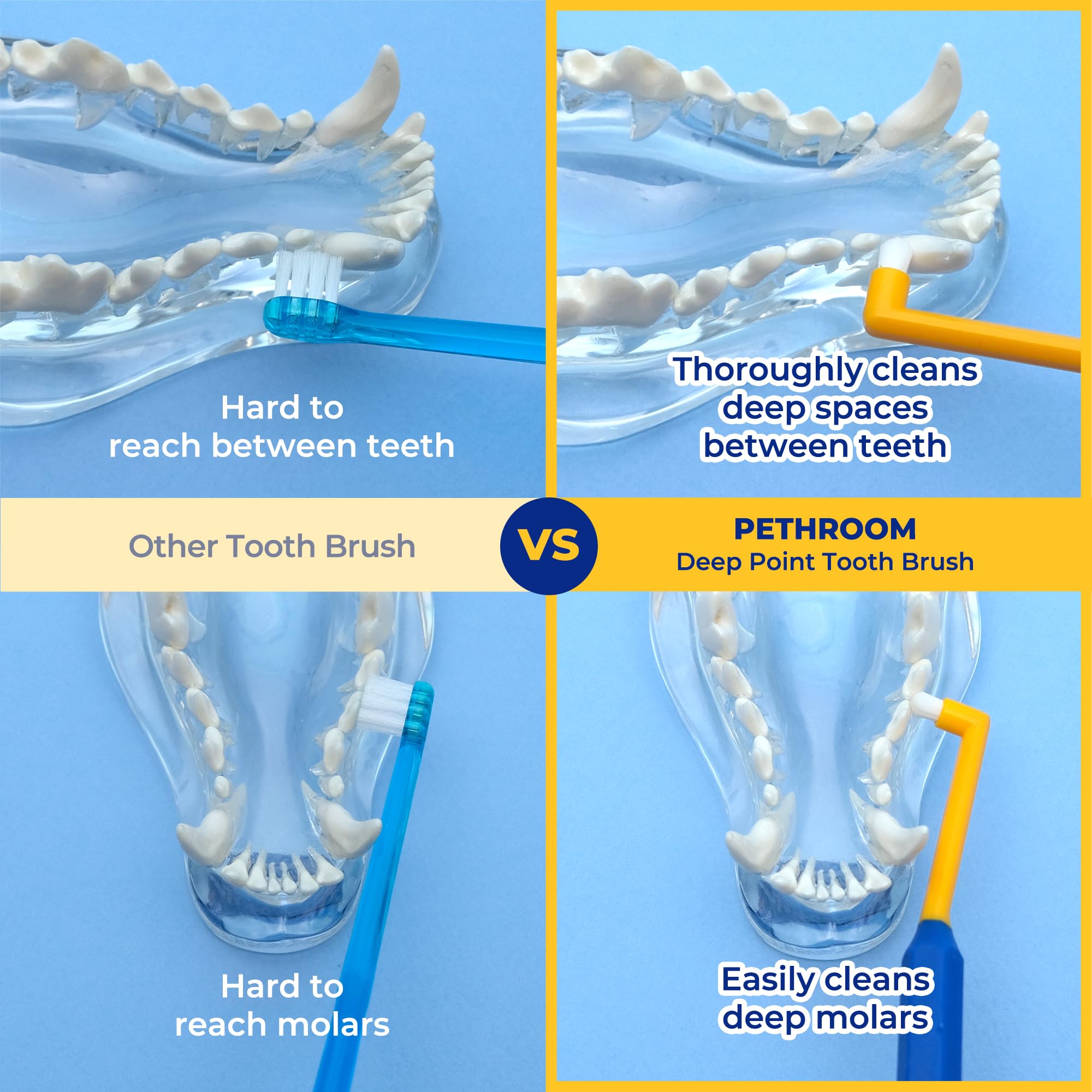PETHROOM compatible con dientes de 3 mm de ancho