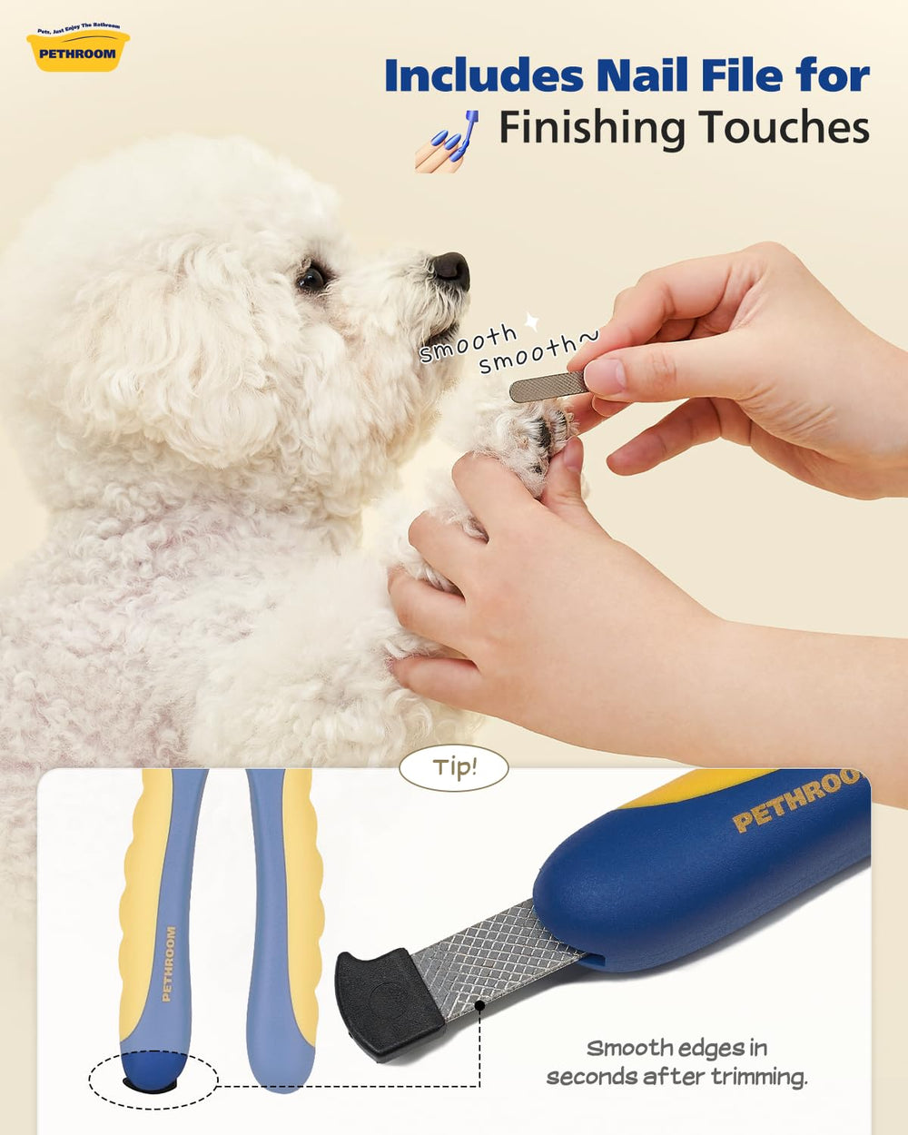 PETHROOM uso seguro en casa para grooming de varias mascotas