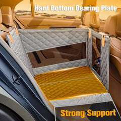 PETICON acolchado con base dura para perro, comodidad superior en viajes.