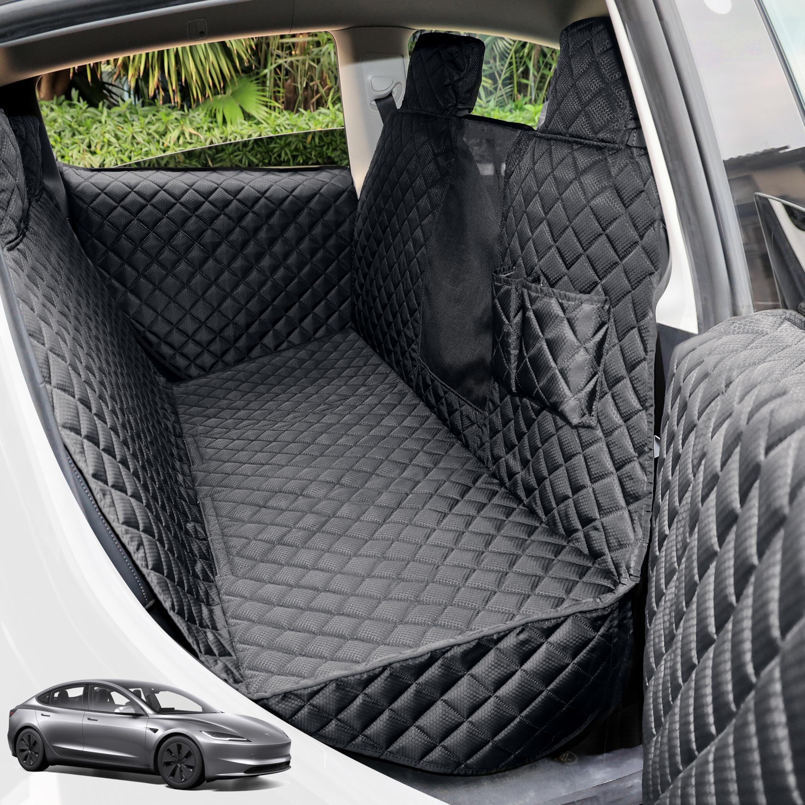 PETICON cobertor de asiento para Tesla protege de pelos y rasguños.