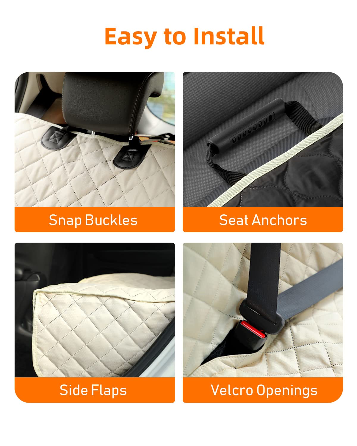 PETICON cobertor-asiento-trasero-acceso-cuatro-aperturas-velcro mantiene seguridad para niños
